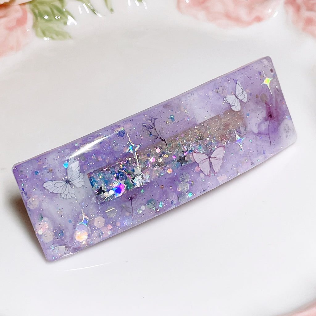Amethyst Fairy Bar Hairclip