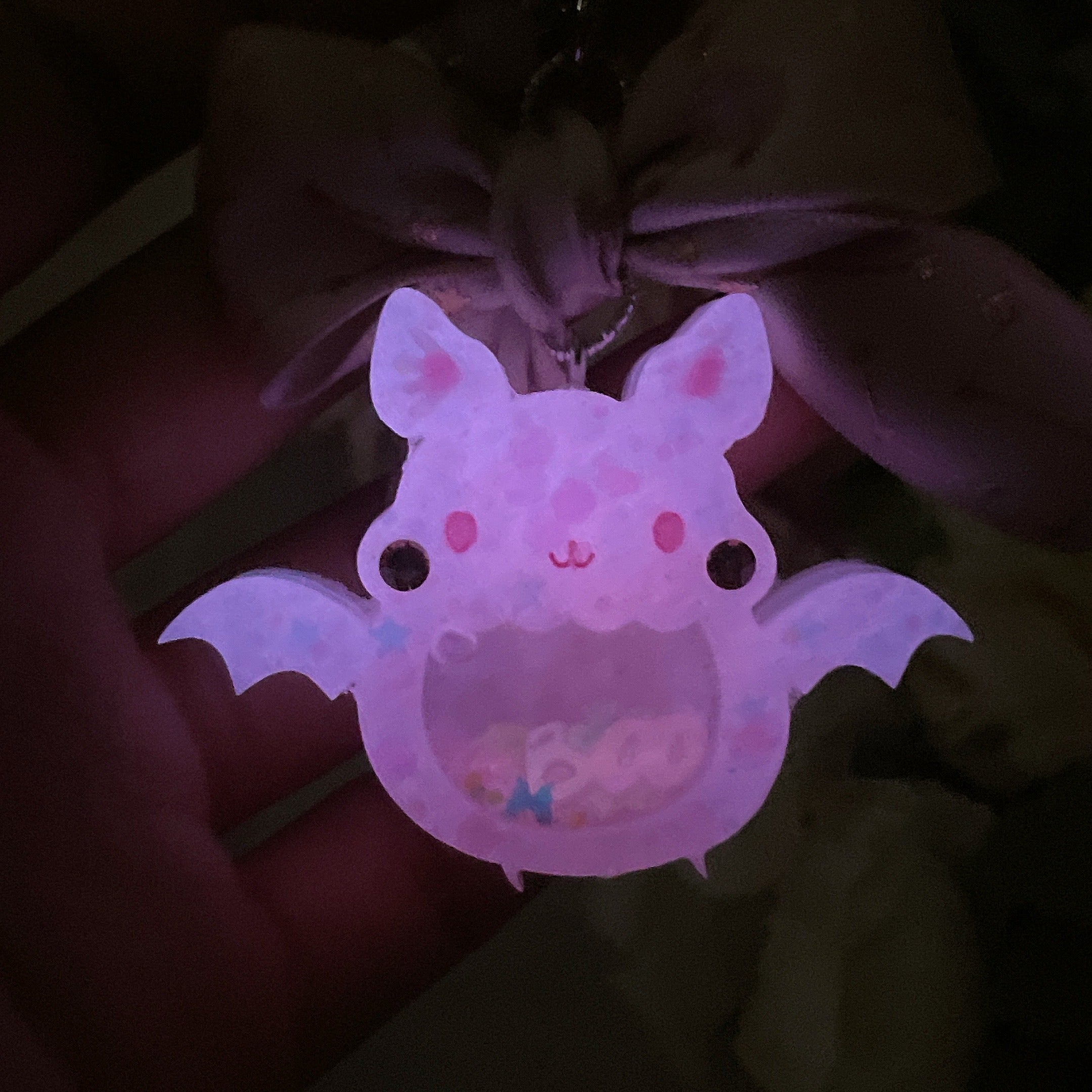 Rose Froot Bat Charm