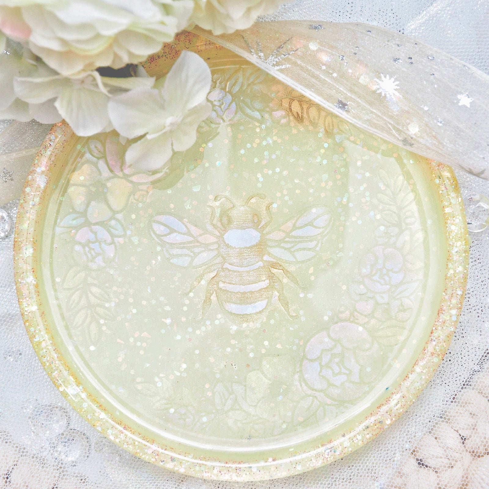 Honey Bee Coaster / Trinket Dish