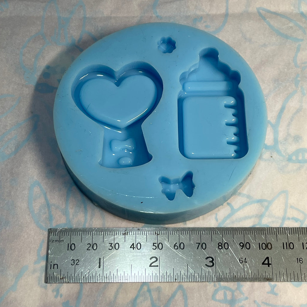Heart & Bottle Mold