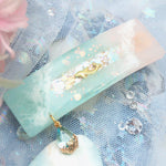 Pink Sands Seafoam Bar Barrette Clasp