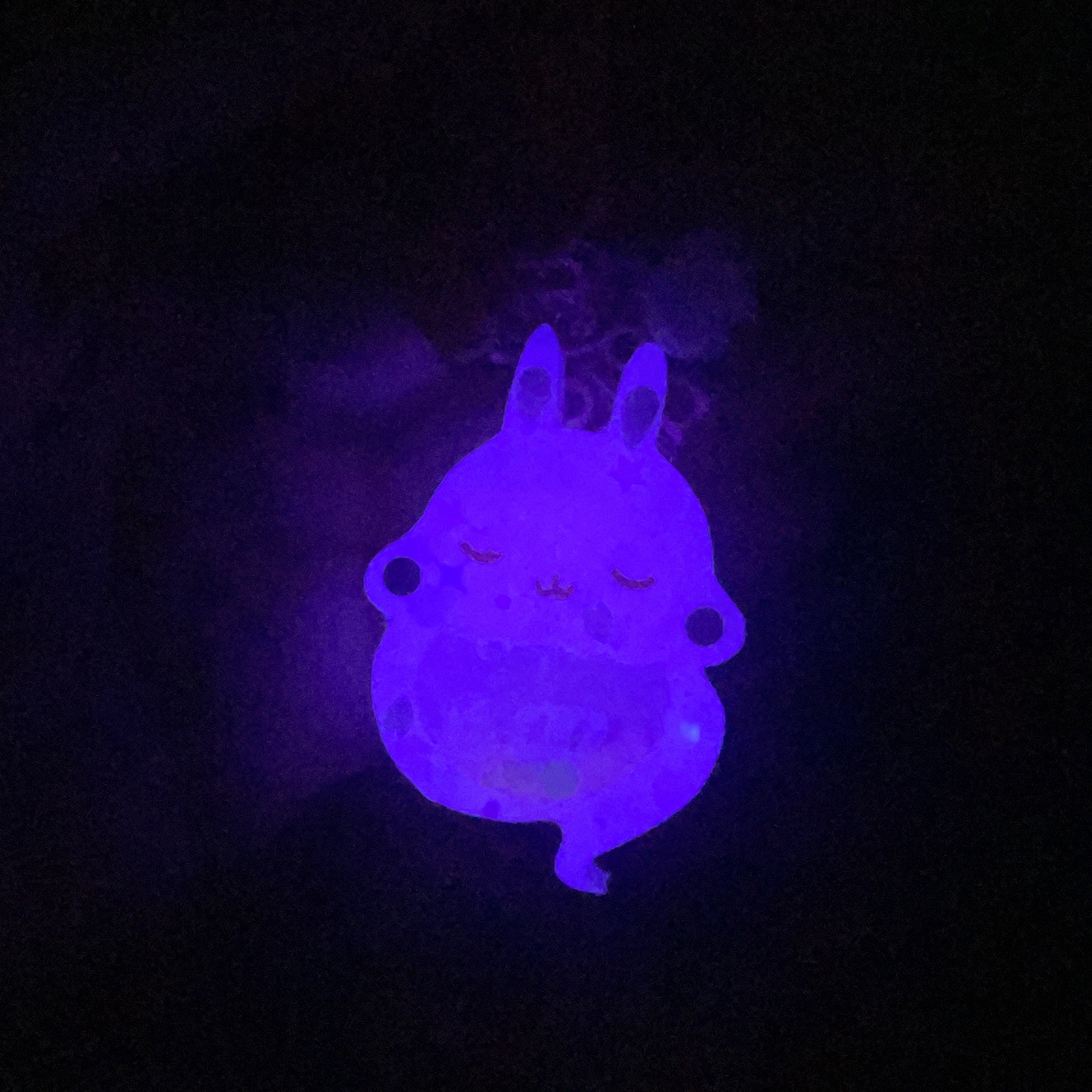 Bubblegum Gummy Ghost Bun Charm