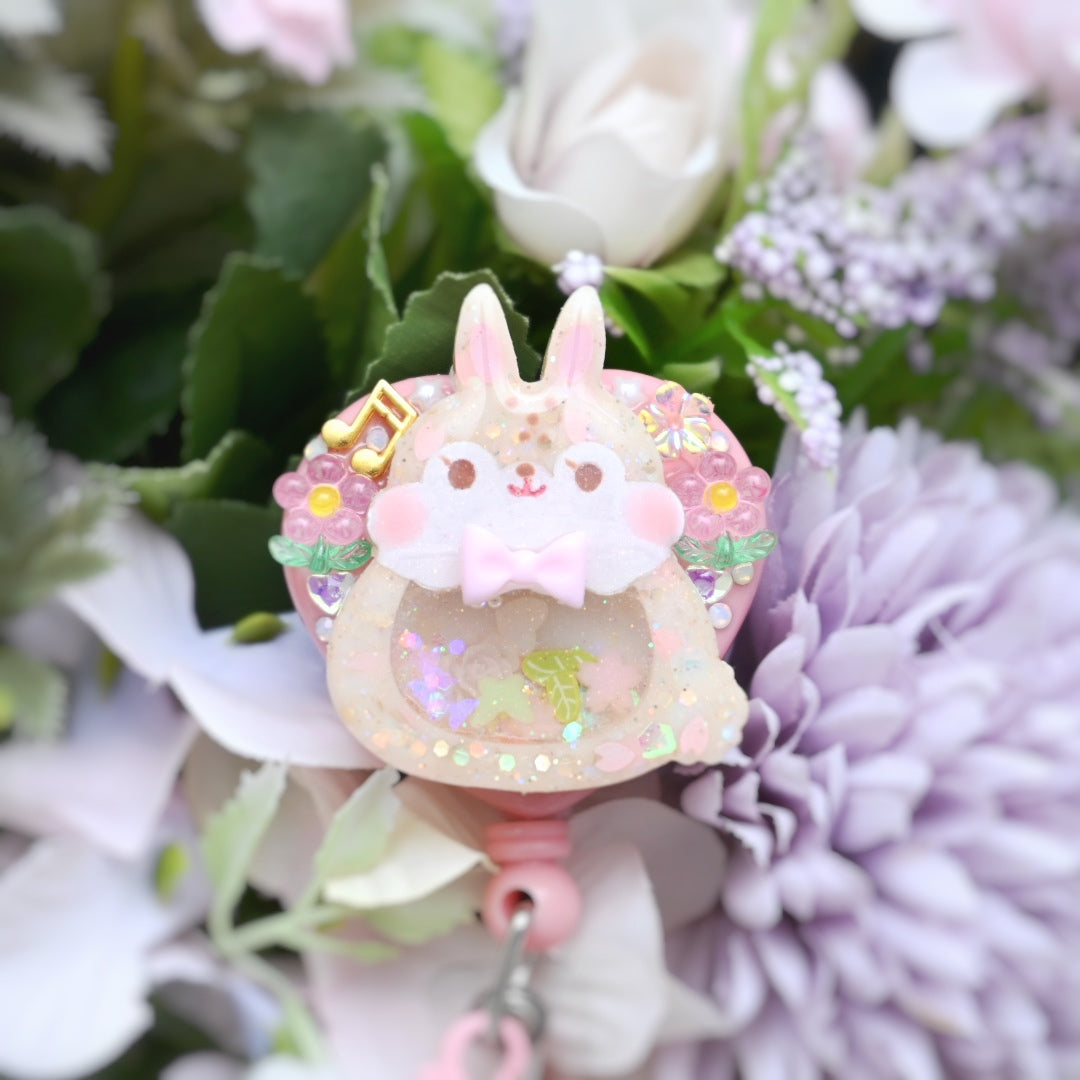 Romantic Fairytale Bunny Badge Reel
