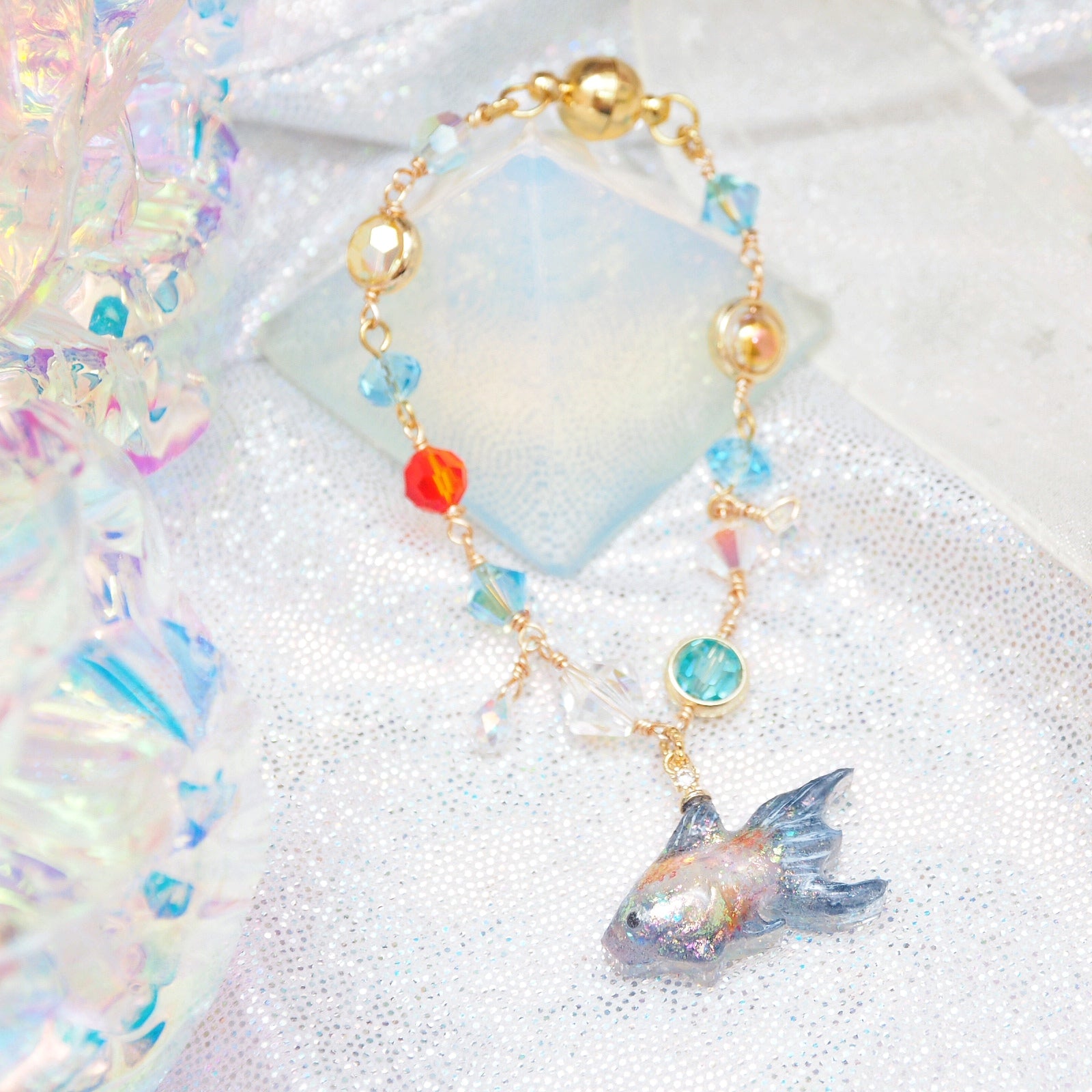 Kōcha Goldfish Crystal Bracelet
