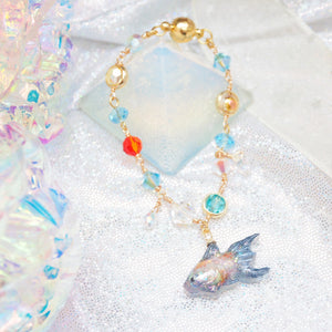 Kōcha Goldfish Crystal Bracelet