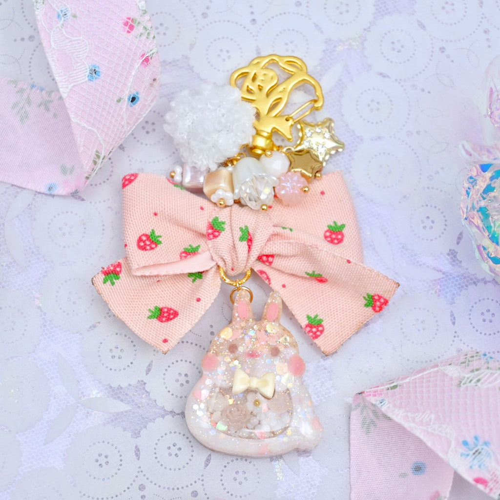 Tea Time Bunny Charm