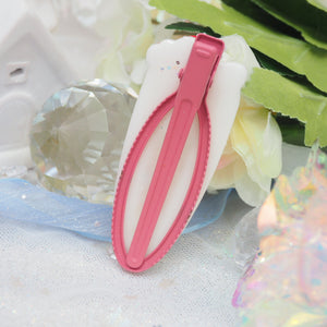 Opal Kitty with sculpted bow (7cm hairclip)