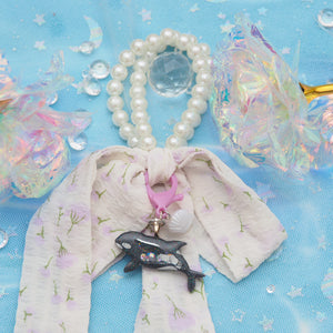 Baby Orca Charm (Pearly Hairties)