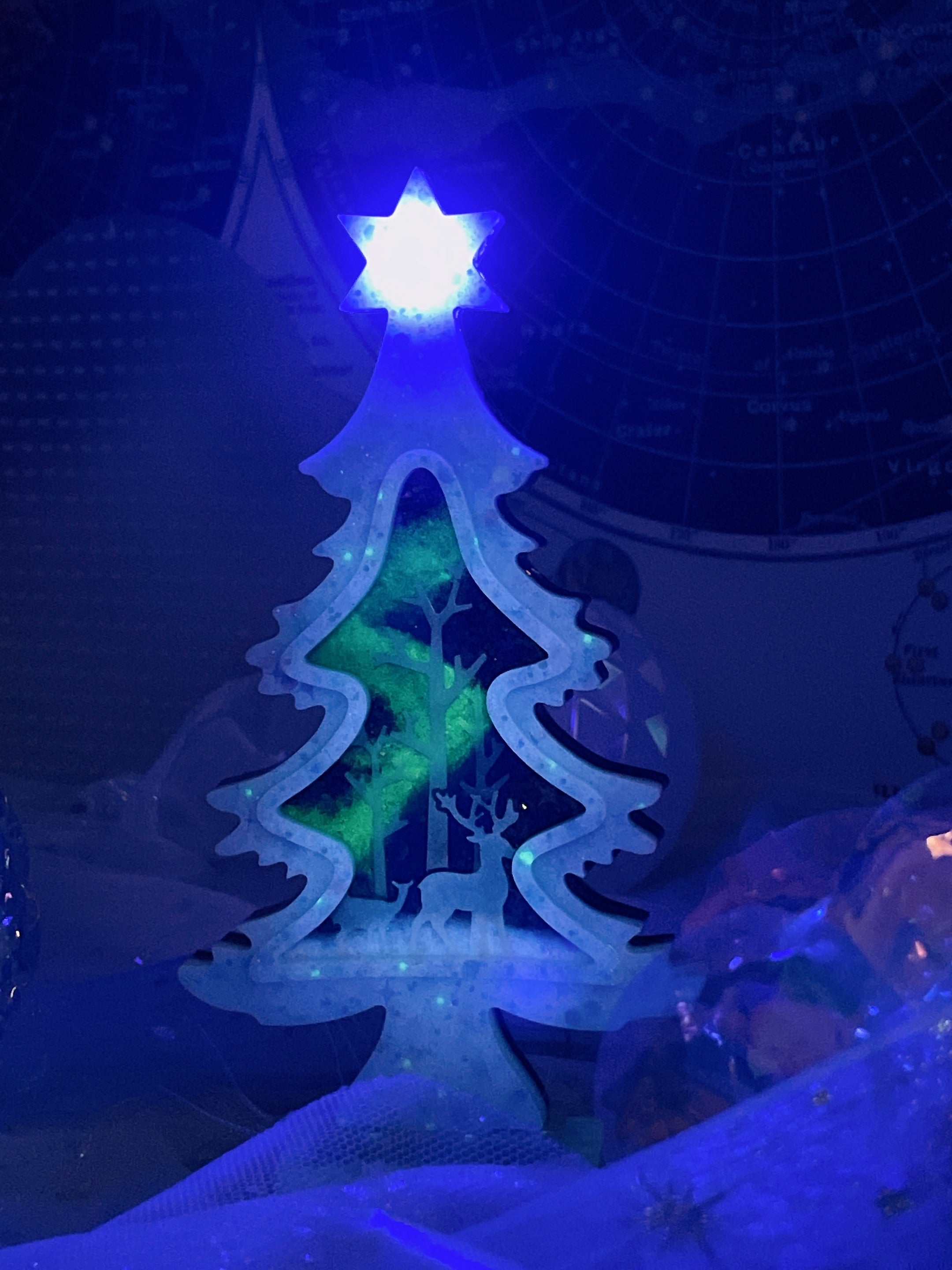 Magical Aurora Tree Standee with LED