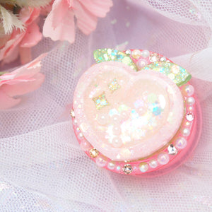 Sparkle Peach Phone Grip