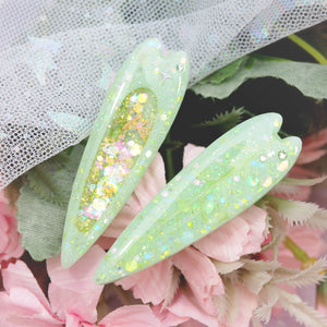 Leaf Lover Barrette Set (5cm clip)