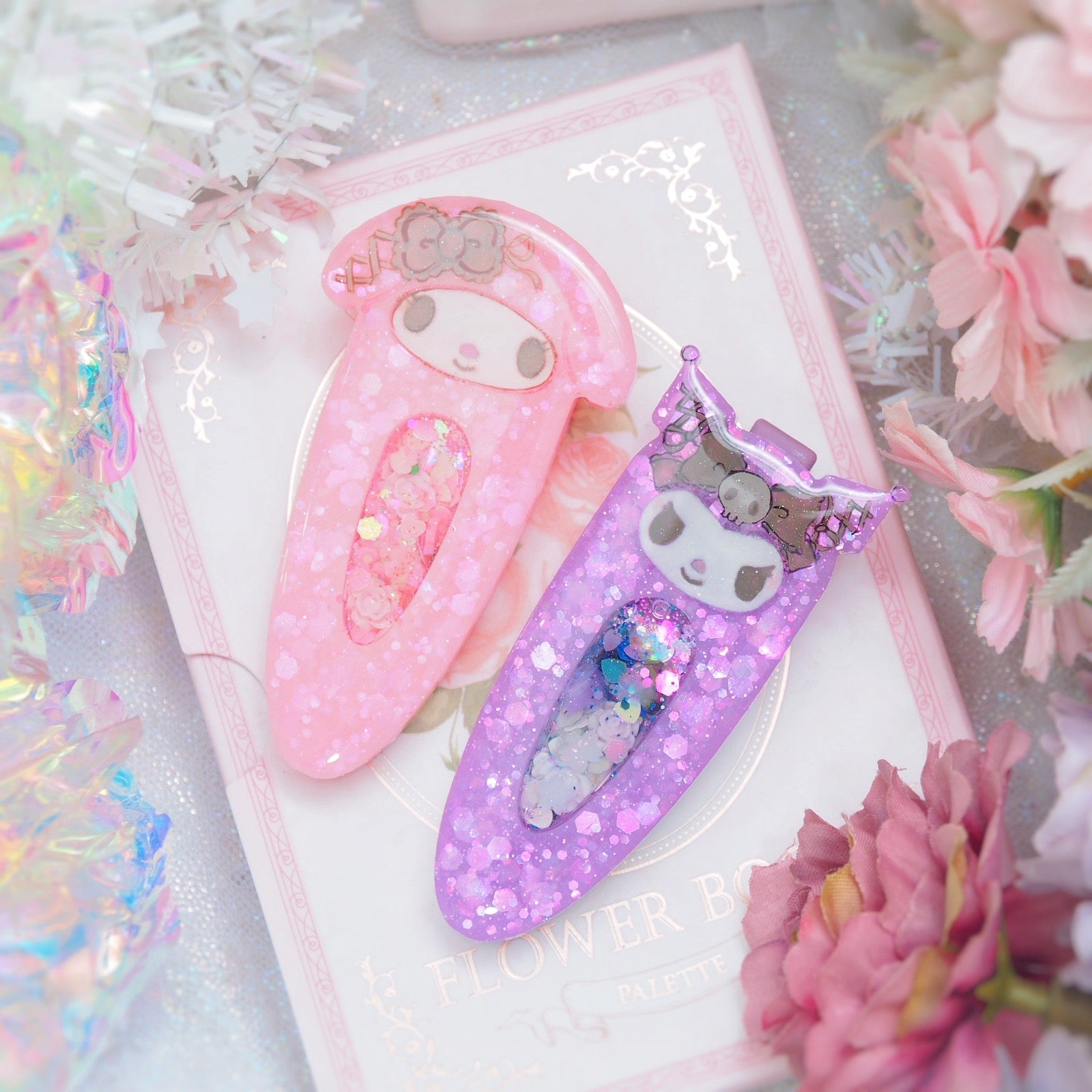 Mayonaka KuroMero Set (7cm hairclip)