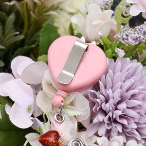 Rose Bunny Badge Reel
