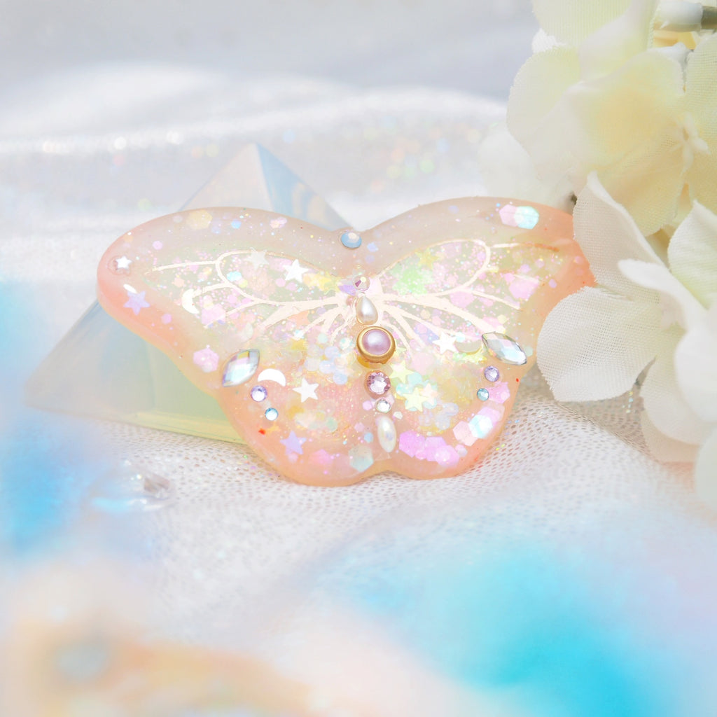 Solune Devas Bejewelled Lepidoptera Hairclip
