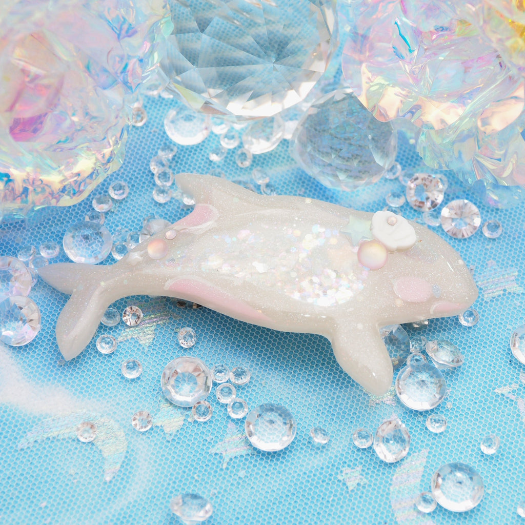 Calcite Orca Clasp