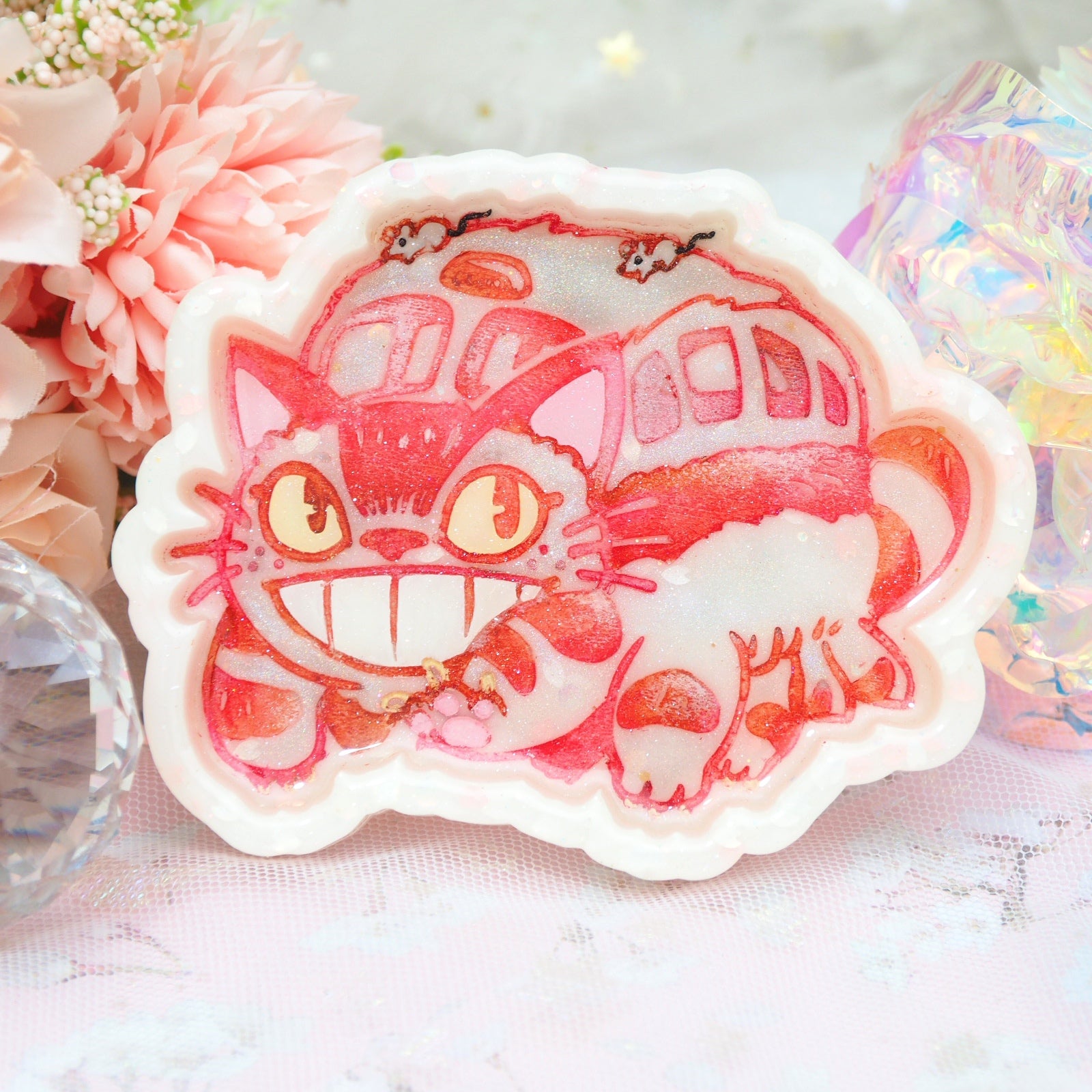 Sakura Cat Bus Mini Dish