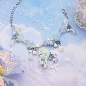 Railway Under the Sea - Tiny Haku Beaded Bracelet