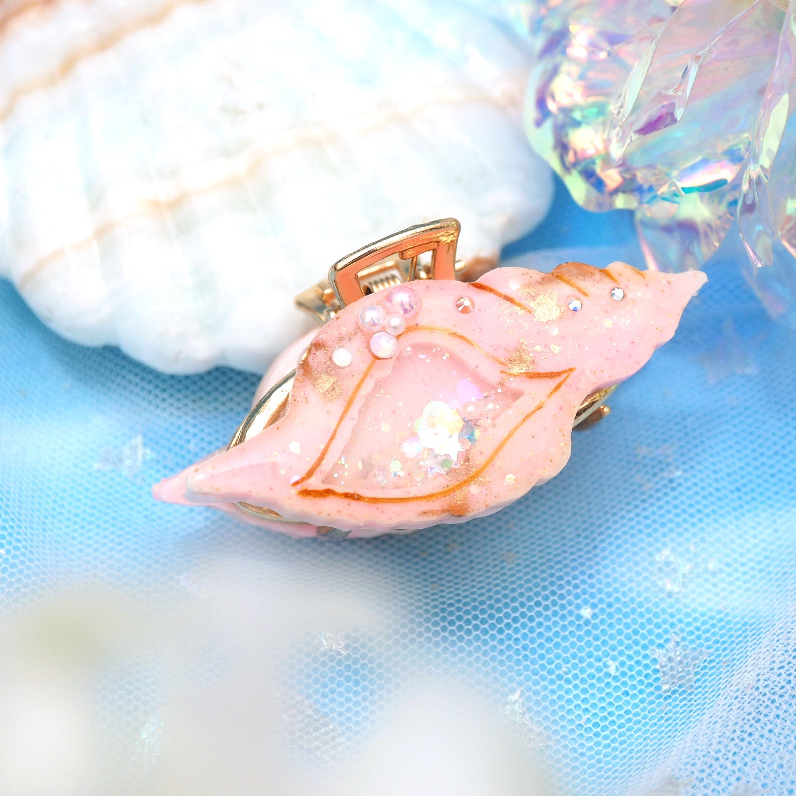 Peach Milk - Baby Conch 4.5cm Hair Claw