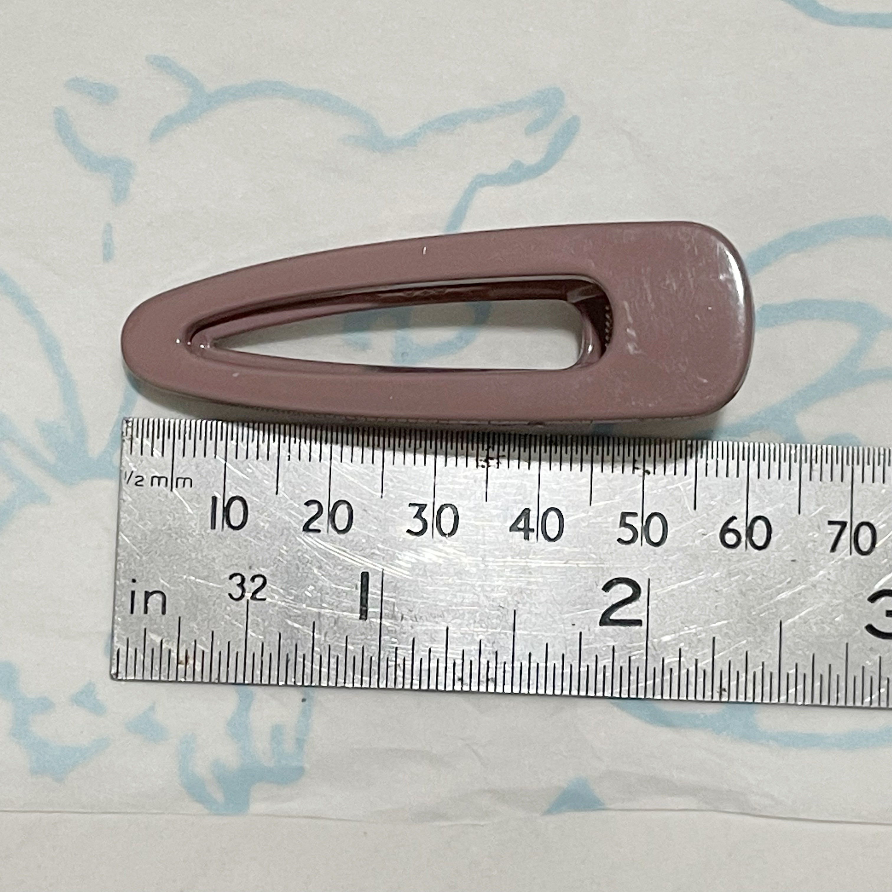 Chunky Teardrop Hairclips