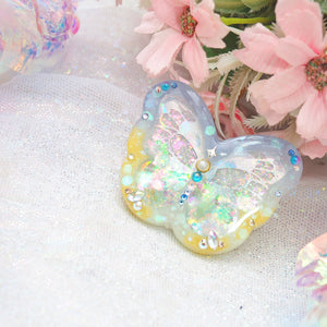 Solune Uira Bejewelled Lepidoptera Hairclip