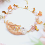 Fire Opal Otter Bracelet