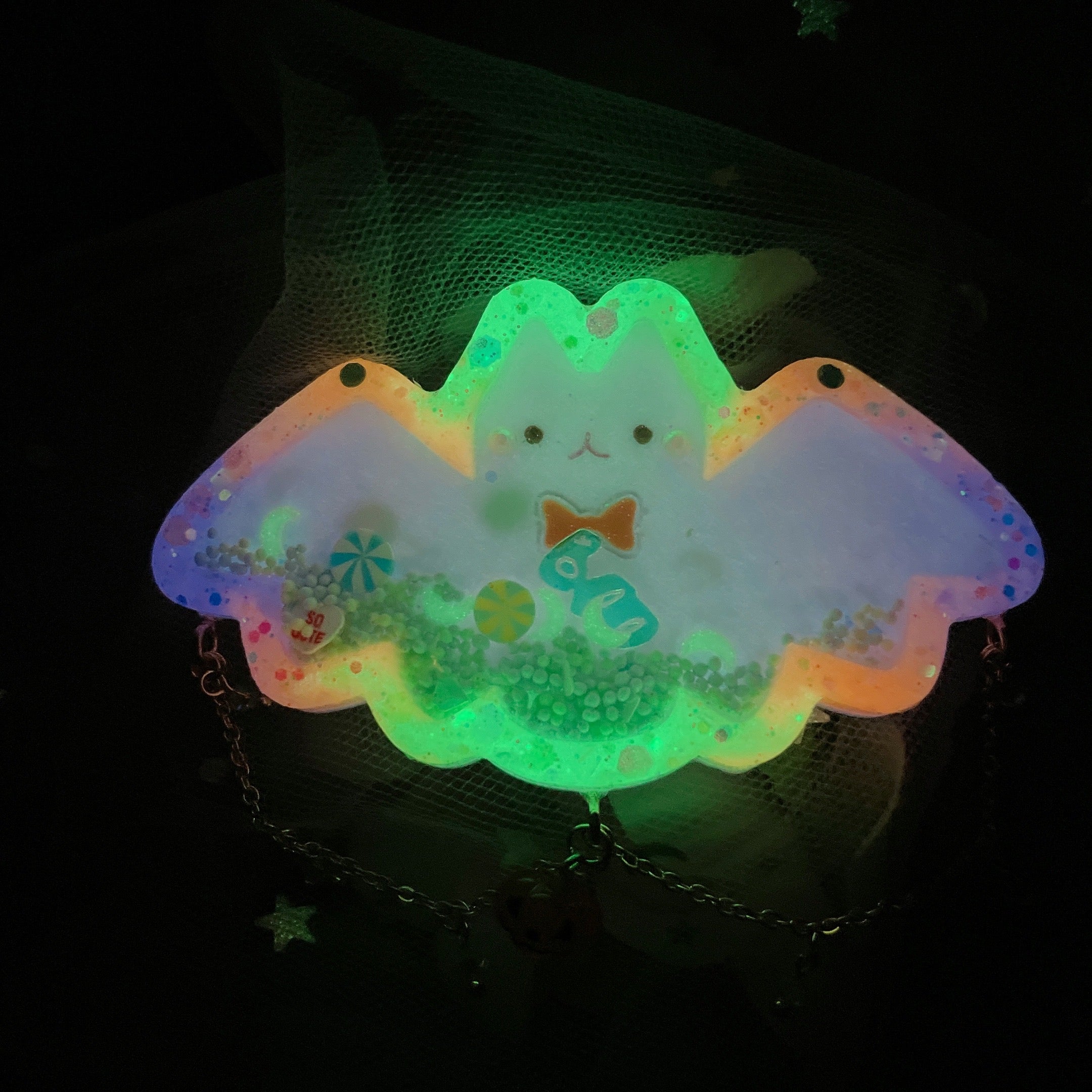 Spookie Sour Patch Bat Clasp
