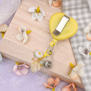 Heart Badge Reel  - Sunshiney Calico
