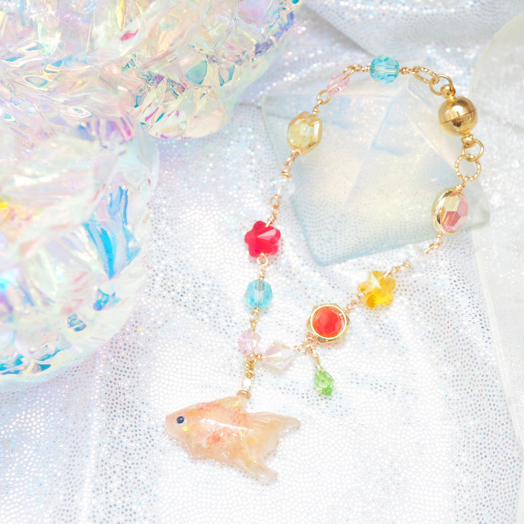 Momiji Goldfish Crystal Bracelet