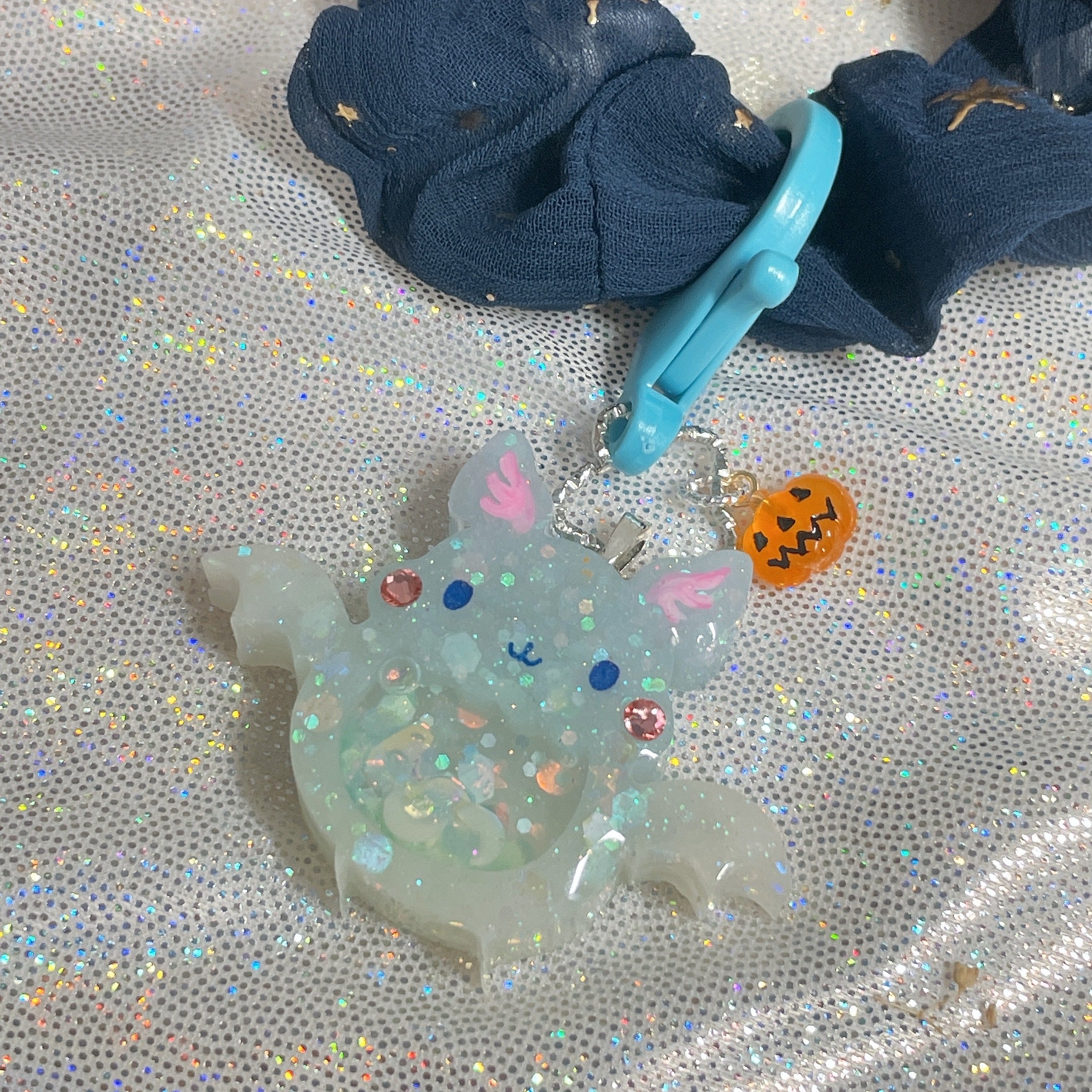 Froot Bat Starry Scrunchie
