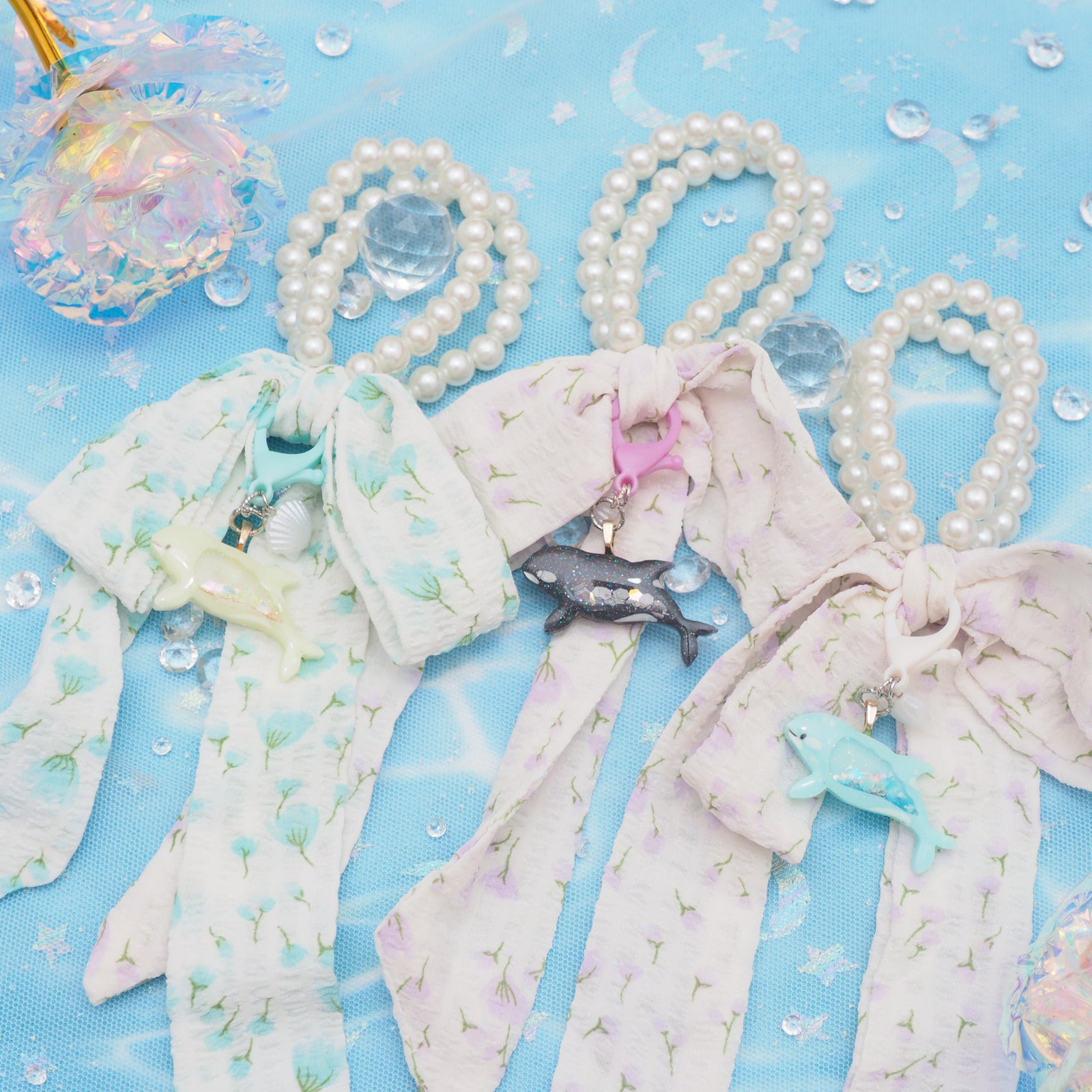 Baby Orca Charm (Pearly Hairties)