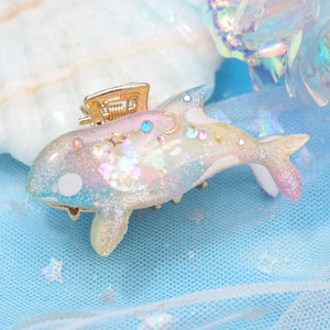 Paua - Baby Orca 4.5cm Hair Claw