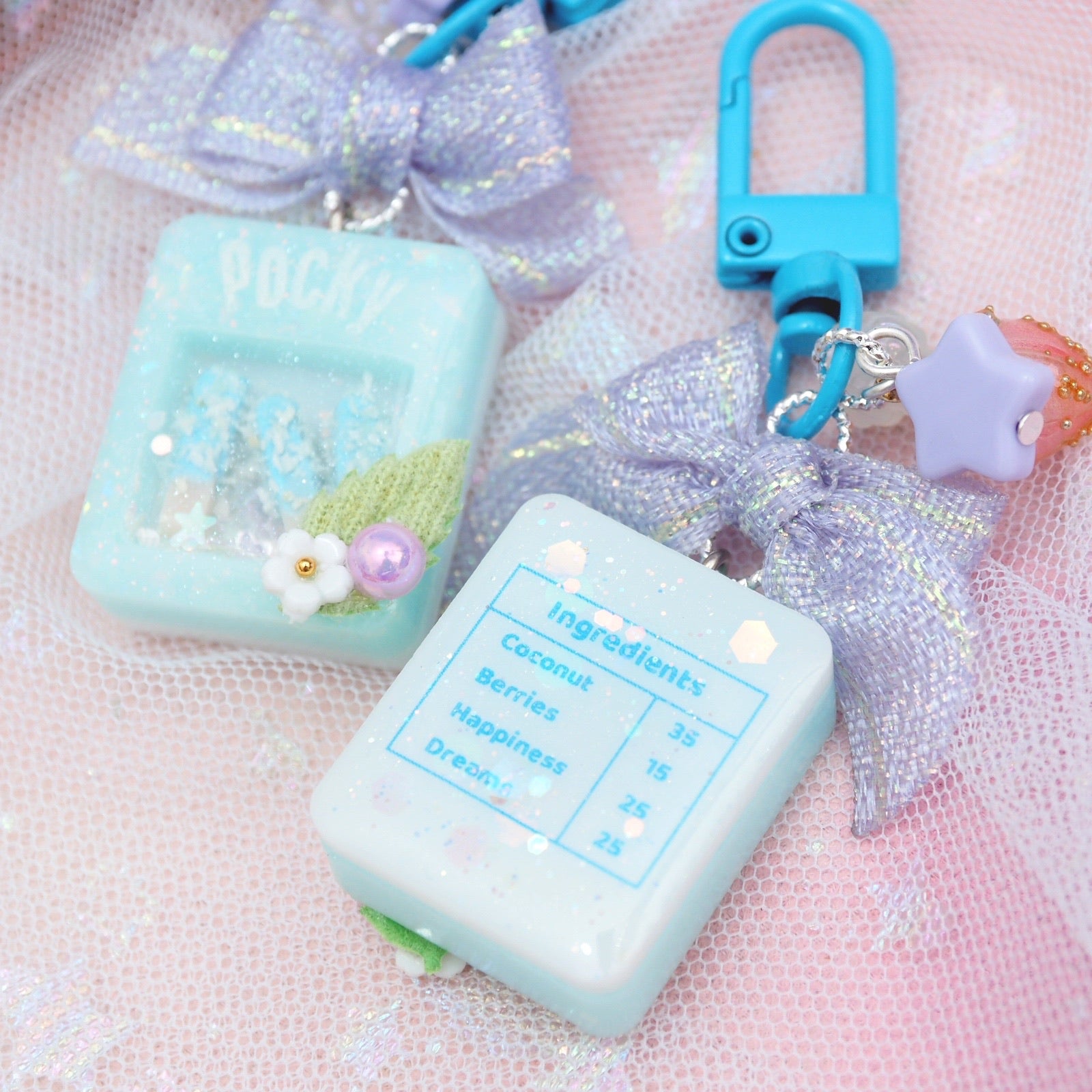 Mini Coconut Berry Pocky Charm