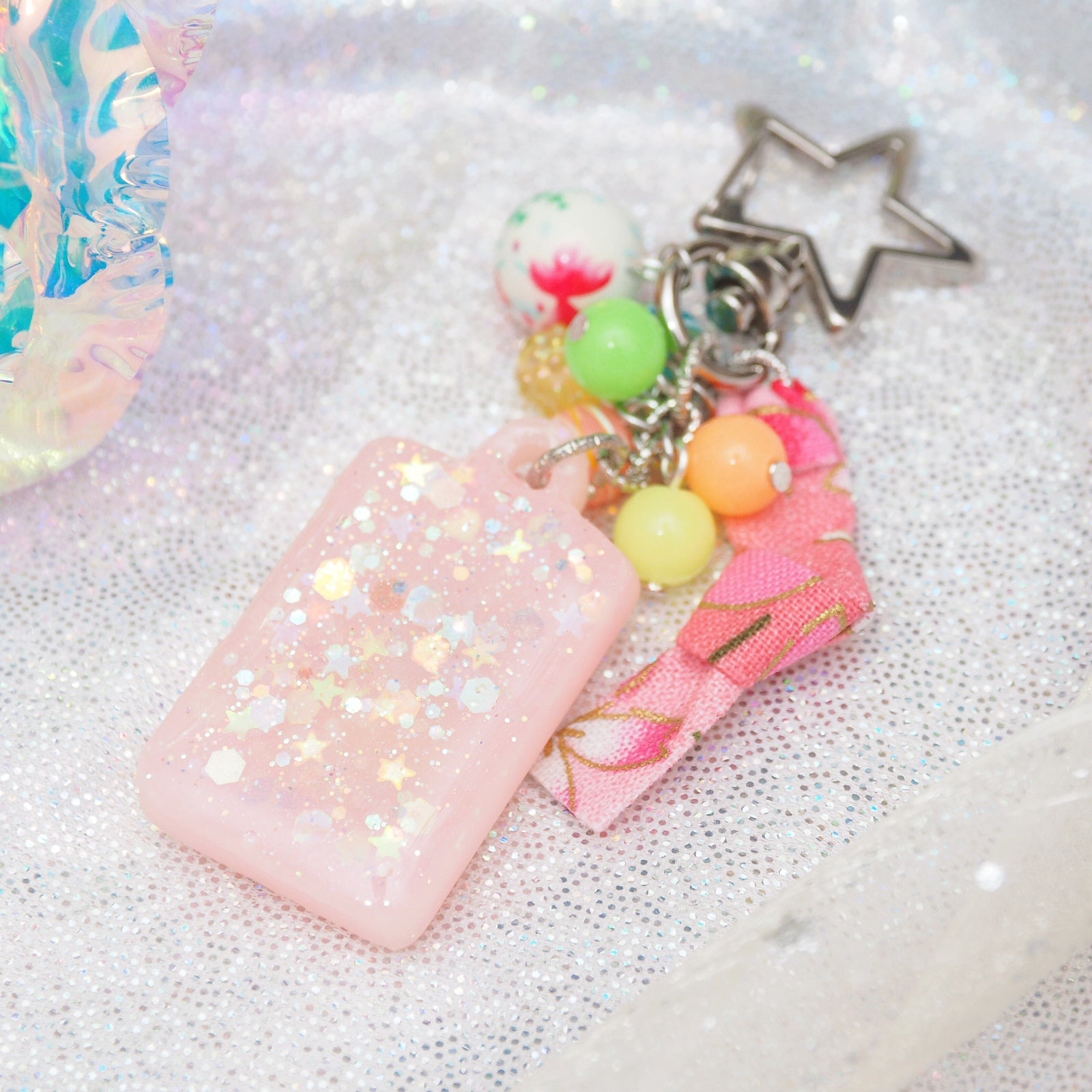 Pink Hanabi Omamori Charm