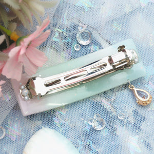 Pink Sands Seafoam Bar Barrette Clasp