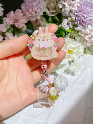 Romantic Fairytale Bunny Badge Reel