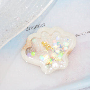 Mermaid Shell Clips (3.5cm clip)