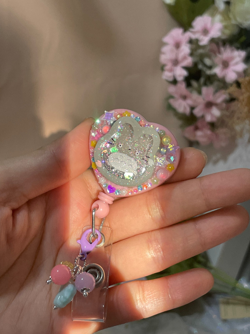 Tiny Totoro Love Badge Reel