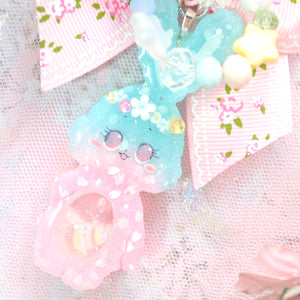 Sky Sakura Easter Bunny Charm