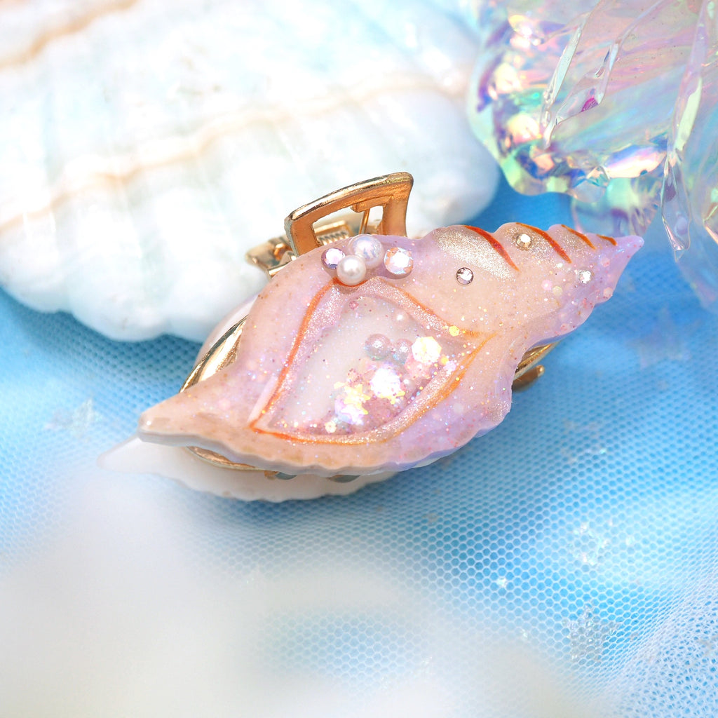Cowrie - Baby Conch 4.5cm Hair Claw