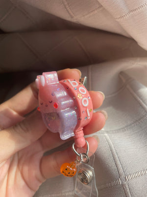 Boo Bun Badge Reel