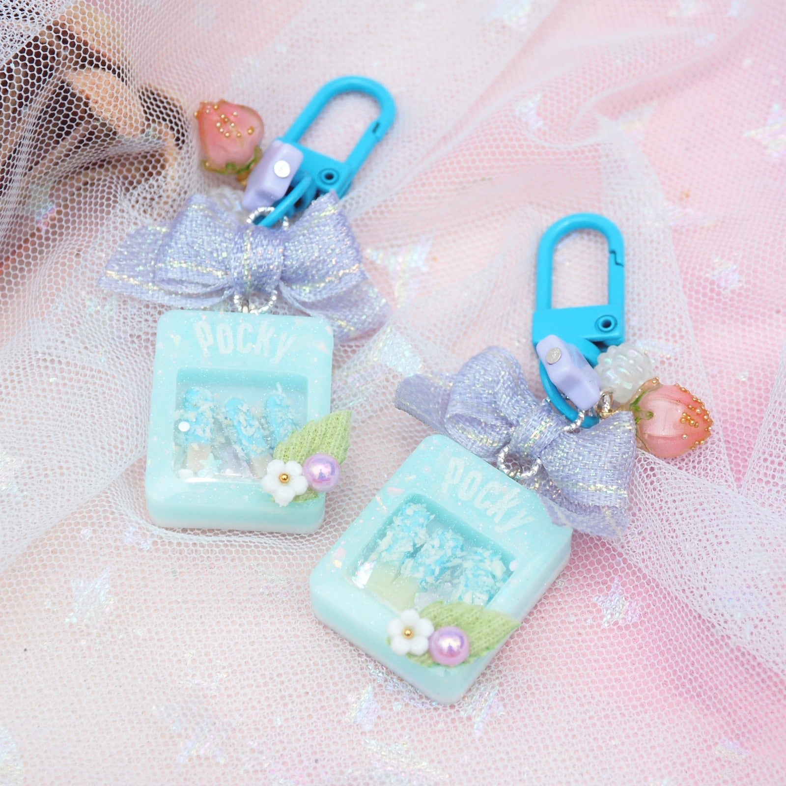 Mini Coconut Berry Pocky Charm