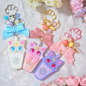 Magical Cats Boba Charms