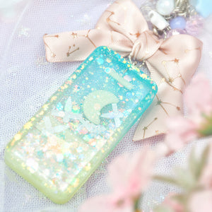Moon Bath Token Shaker Charm (glowing)