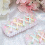 Lace-up Matsuri Barrettes