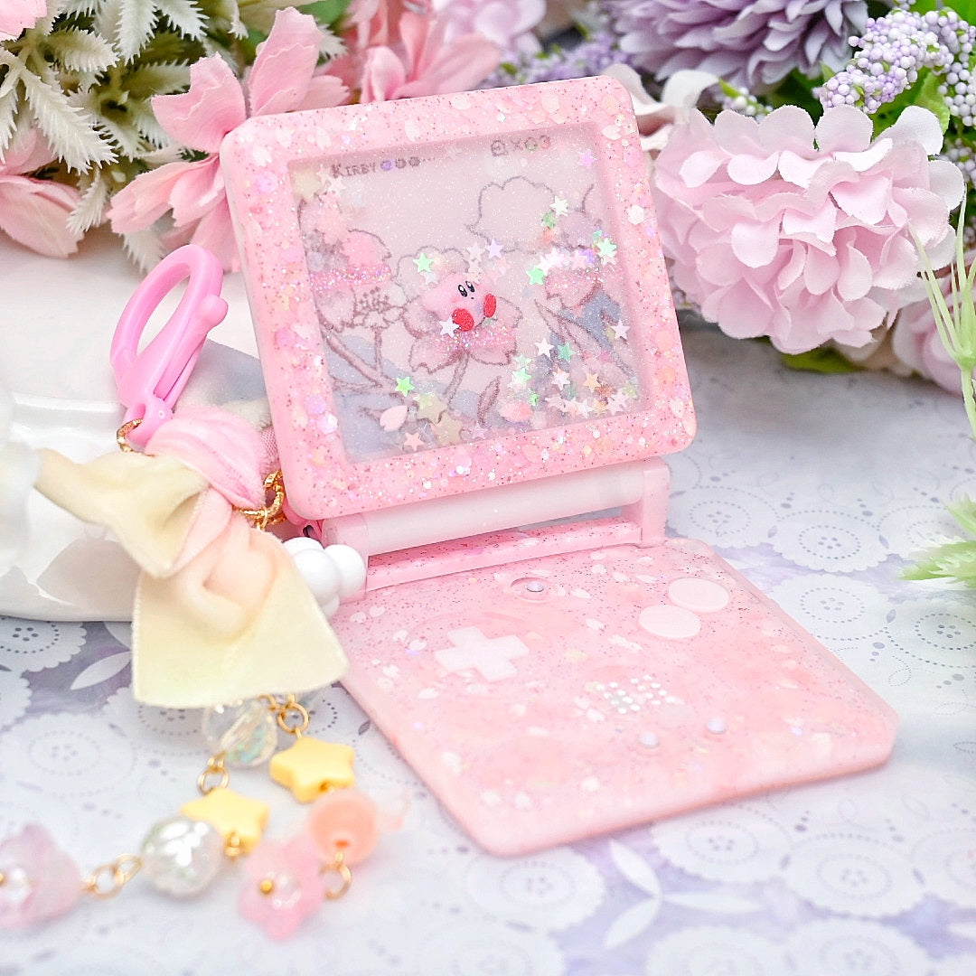 (Instock) Kirby in Sakura Land Game Charm A