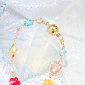 Gingko Goldfish Crystal Bracelet