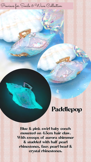 Paddlepop - Baby Conch 4.5cm Hair Claw