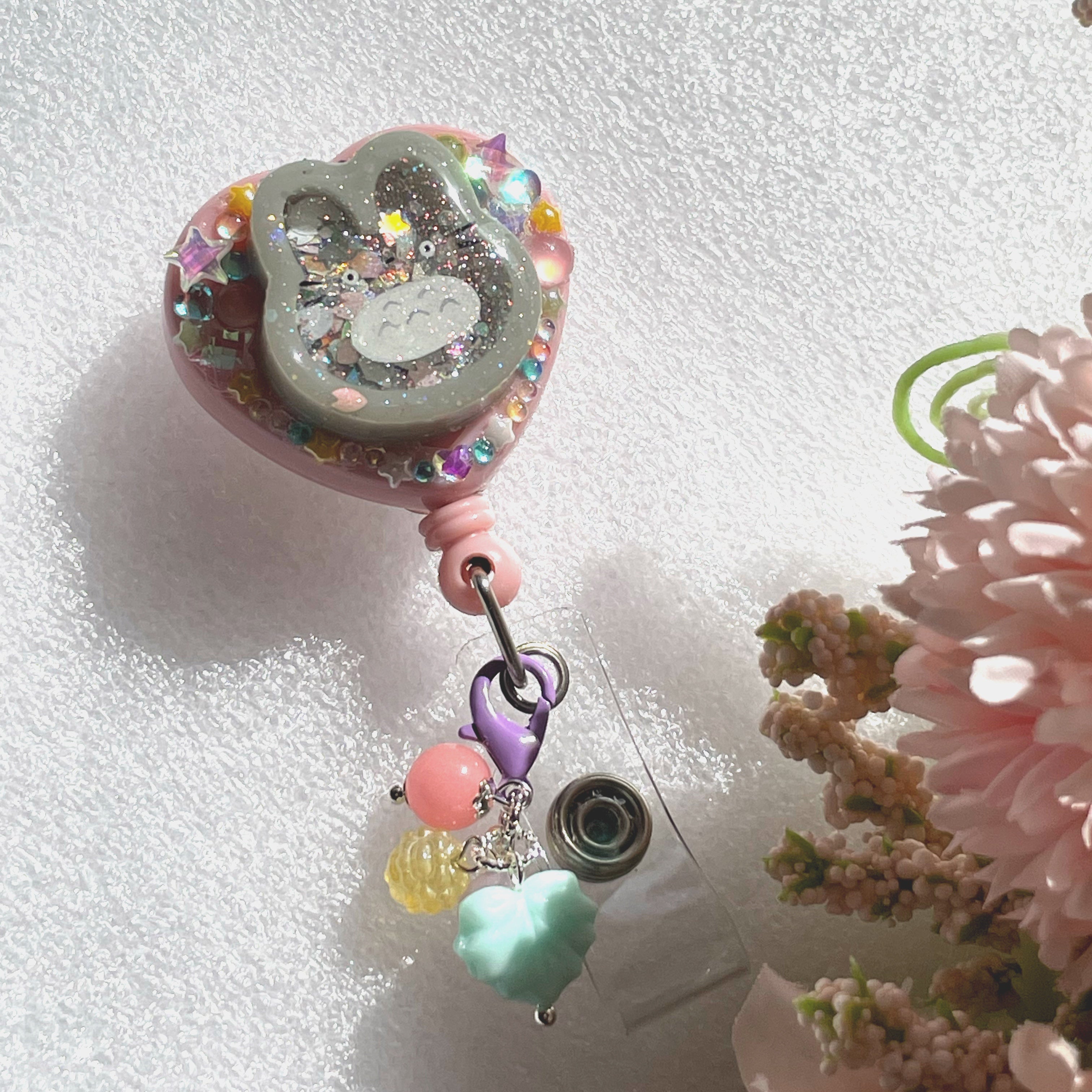 Tiny Totoro Love Badge Reel