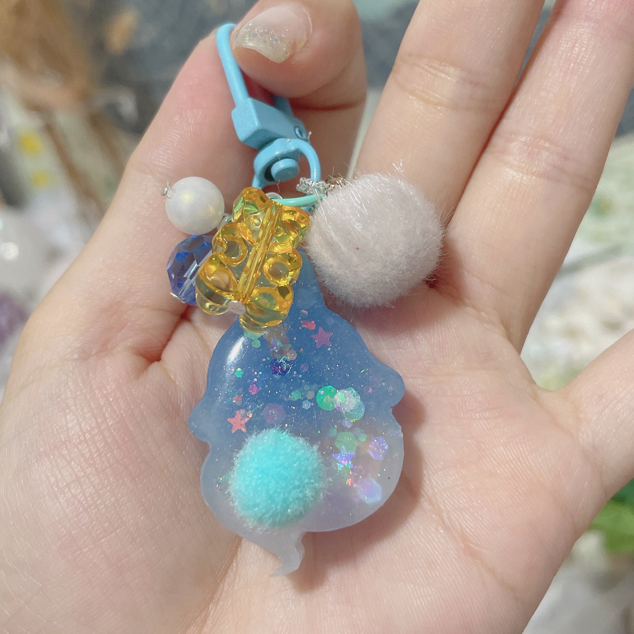 Seasalt Gummy Ghost Bun Charm