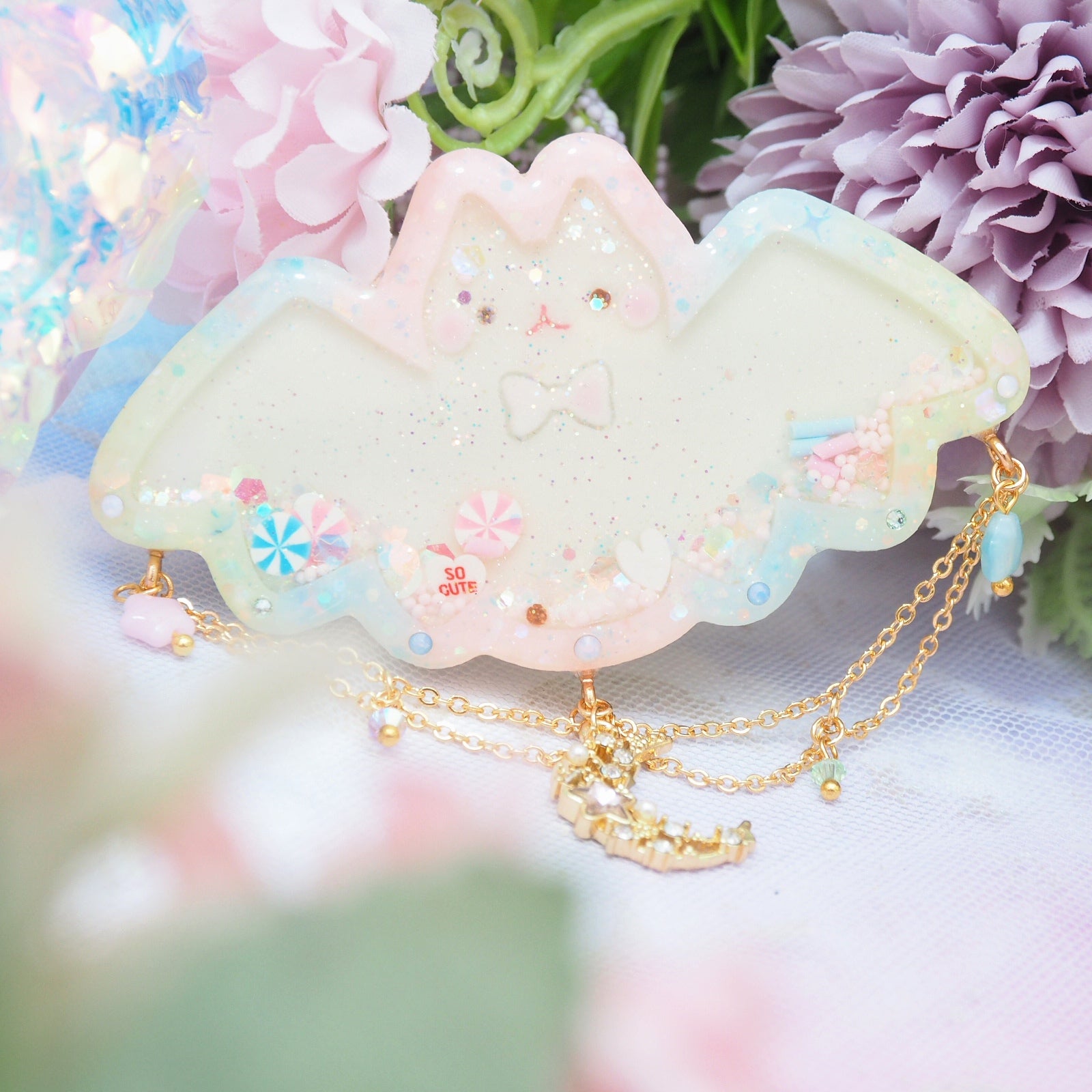 Spookie Pastel Bat Clasp